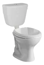 Set Combo Baño Inodoro Ferrum, Deposito Y Tapa Blanco