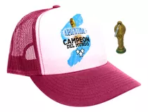 Gorra Trucker Bandera Copa Argentina Campeón Messi Mundial