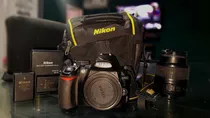 Cámara Nikon D3100,con Estuche Lente Kit Y Dos Baterías 