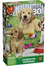 Quebra-cabeça 30 Peças Cachorros Fofinhos - Grow