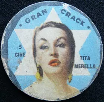 Figurita Gran Crack. Cine. Tita Merello. 35105