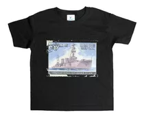 Remera Negra Niños Cccp R279