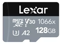 Tarjeta Micro Sdxc Lexar 1066 X 128 Gb, Velocidad De Hasta 1