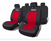 Cubreasiento Sparco Universal Negro Rojo Azul Polyester 