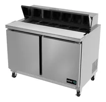 Mesa Refrigerada Para Ensaladas 12 Insertos Asber Apts-48-12