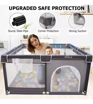 Playpen Corral Bebés Y Niños Pequeños + 50 Bolas Pequeñas 