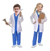 Disfraces De Doctores - Disfraz Medico - Disfraces Doctora - Disfraz Doctor - Disfraces Para Niñas Y Niños - Uniforme Medicina - Oficios Trabajos