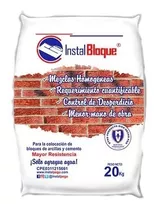 Instalbloque 20kg Mezcla P/pegar Bloque Morteros Venezolanos