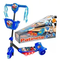 Patinete Skatenet C/ Cesta Infantil C/ Luz E Som Dm Toy