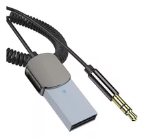 Adaptador Bluetooth 5.0 Usb Dongle Aux 3.5mm Para Coche Auto