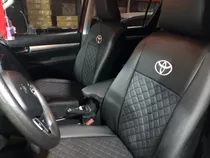 Cubreasiento Toyota Hilux Vigo ,cuero Ecologico Capitoneado