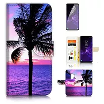 Funda Para S9 Galaxy S9 Tropical Palm Tree Beach 21747