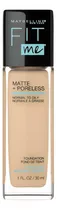 Base De Maquillaje Líquida Maybelline Fit Me Matte + Poreless- Base De Maquillaje Maybelline Fit Me Matte + Poreless De 30ml Tono 220 Natural Beige - 30ml 30g