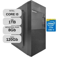 Computador Intel Core I3 - 8gb Ram - Hd 1tb - Ssd 120gb