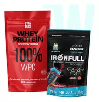 Iron Full Gentech + 1k Wpc Wheys Protein Proteina Starmax