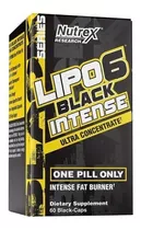 Nutrex Lipo 6 Black Intense 60 Capsulas