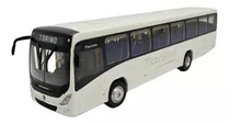 Miniatura Ônibus Marcopolo Torino Urbano Branco Metal 1:42