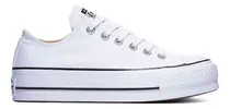 Zapatillas Converse All Star Chuck Taylor Lift Low Top Color Blanco - Adulto 9 Us