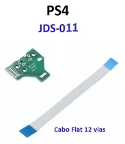 1 Placa Usb Controle Ps4 Jds-011 + Flat 12 Vias  Frete 13,99