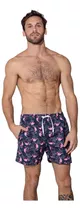 Malla Short De Baño Hombre Estampado Flamencos Bilbao 24405