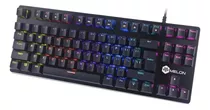 Teclado Gamer Melon Escorpio 500 Mecanico Qwerty Rgb Español Color Del Teclado Negro Idioma Español España