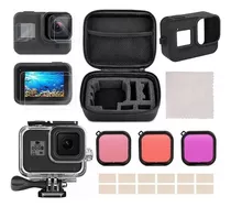 Kit Accesorios Camara Case Funda Filtro Micas Gopro 11 Black