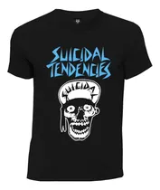 Camiseta Rock Metal Suicidal Tendencies Calavera