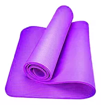 Colchoneta Yoga Mat 8mm Pilates Fitness Gym + Correa Color Lila