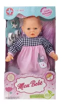 Boneca Meu Bebê Vestido Xadrez - Estrela
