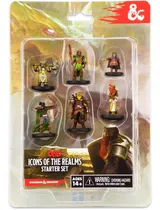 Dungeons Dragons Realms Starter Set 6 Miniaturas Rpg Inglês