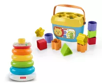 Pacote Fisher-price Rock-a-stack E Baby's First Blocks