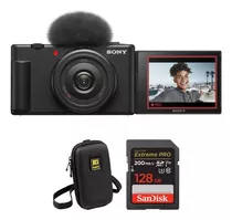 Sony Zv-1f Vlogging Camera With Accessory Kit (black)