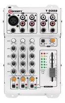 Mesa De Som Taramps T0302 3 Canais Equalizador T 0302 Mixer 4 Bandas Crossover Som Automotivo