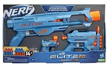 Conjunto De Lança Dardos 3 Nerf Elite 2.0 Loadout Pack