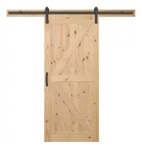 Kit Puerta Barn Door Sólida 90x210cm - Masonite