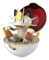 Figura Pokemon - Meowth En Pokebola