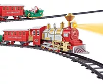 Juguete Tren Locomotora Eléctrico Luces Y Sonido Para Niños