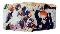 Billetera De Cuero Haikyu Voleyboll Anime Manga M1