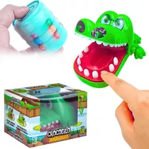 Kit Jogos Pedagogicos Crocodilo Morde Dedo Brinquedo 3 Anos