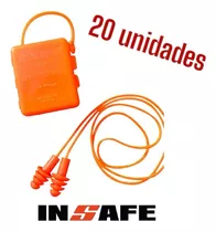 Tapa Oidos Inserción Silicona Y Estuche Insafe X 20 Unidades