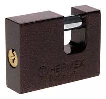 Candado De Seguridad Antipalanca Hermex 50mm Hierro K37 Color Negro