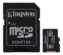 Memoria Micro Sd 32gb Clase 10 100mb/s Kingston Sdcs2/32gb