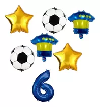 Sets  Globos  Boca Futbol Camiseta Pelota Numero Decoración 