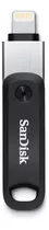 Sandisk 256gb Ixpand Flash Drive Go For iPhone - Sdix60n Cor Prata/preto Pendrive (lightining-usb/a Stick)