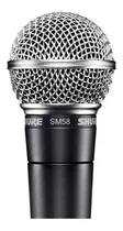 Micrófono Shure Sm Sm58-lc Dinámico Cardioide Gris Oscuro Color Gris Oscuro/plateado