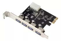 Placa De Expansão Pci-e Para 4 Portas Usb3.0 Pci Express Par