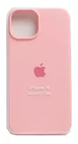 Funda Para iPhone 14 Silicona Case Rosa