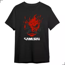 Camisa Básica Samurai Vermelho Phantom Liberty Cyberpunk Jog