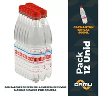 Cachantun 600ml - Sin Gas - Pack 12 Botellas