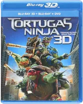 Tortugas Ninja Blu Ray 3d + Blu Ray + Dvd Película Nuevo